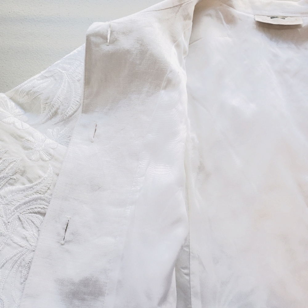 Sonia Bogner Linen Embroidered Jacket - Picture 7 of 10
